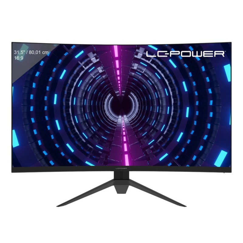 LC-Power M32-QHD-165-C-V2 80cm (31,5") QHD VA Gaming Monitor Curved 16:9 HDMI/DP